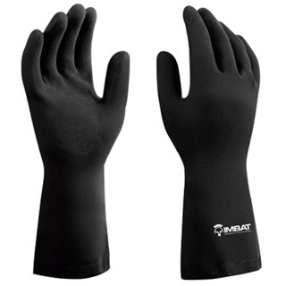 Luva De Latex Forrada Preto N°11 Multiuso Limpeza Geral