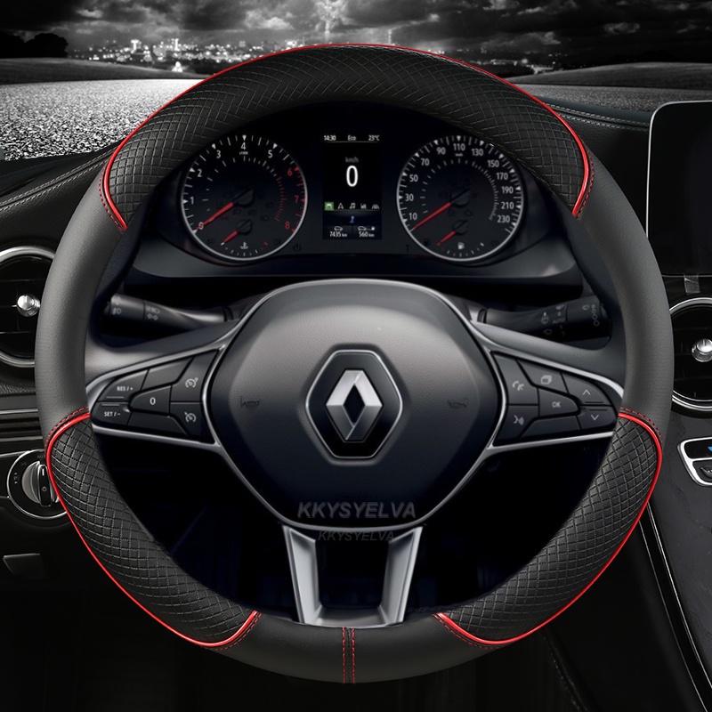 Capa De Volante Do Carro Para Renault Clio Laguna 2 3 4 5 Kangoo Fluence Megane Trafic Talismã Twingo Kaptur Acessórios
