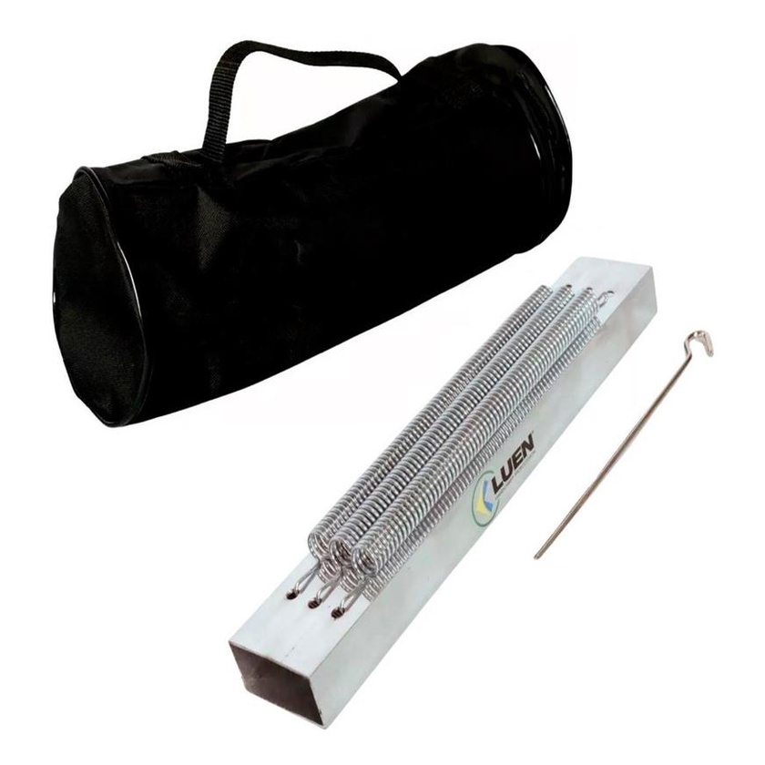 Reco Reco Luen Percussion Pop 3 Molas Aluminio + Capa