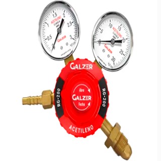 Regulador De Pressão Para Gás Acetileno Rg-200 Galzer
