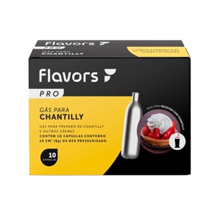 Cápsulas de Gás de Chantilly Pro para Sifão 10 Unidades