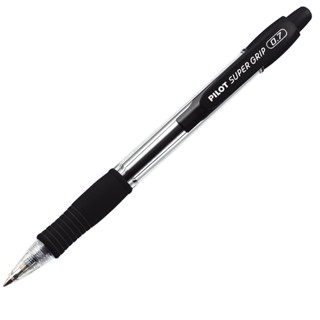 Caneta esferográfica super grip 0.7 preta Pilot