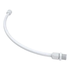Engate Flexível De Pvc Resistente 30cm Branco