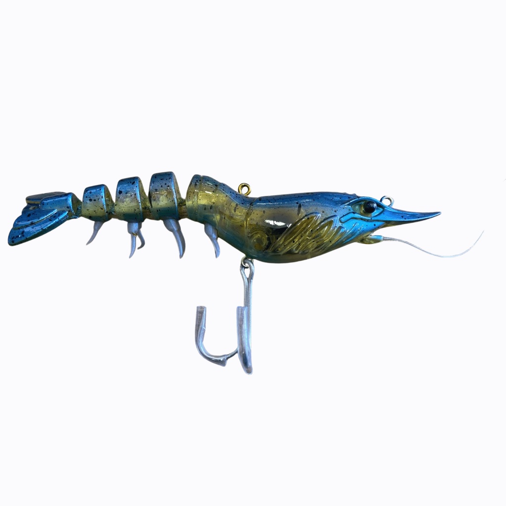 Isca Artificial Shirimp Move Albatroz 110 14,5gr 02 - Robalo , Badejo , Garoupa ( água salgada ) Tucunaré ( água doce)
