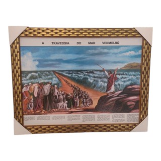 Quadro Decorativo A Travessia Mar Vermelho 35x45Cm