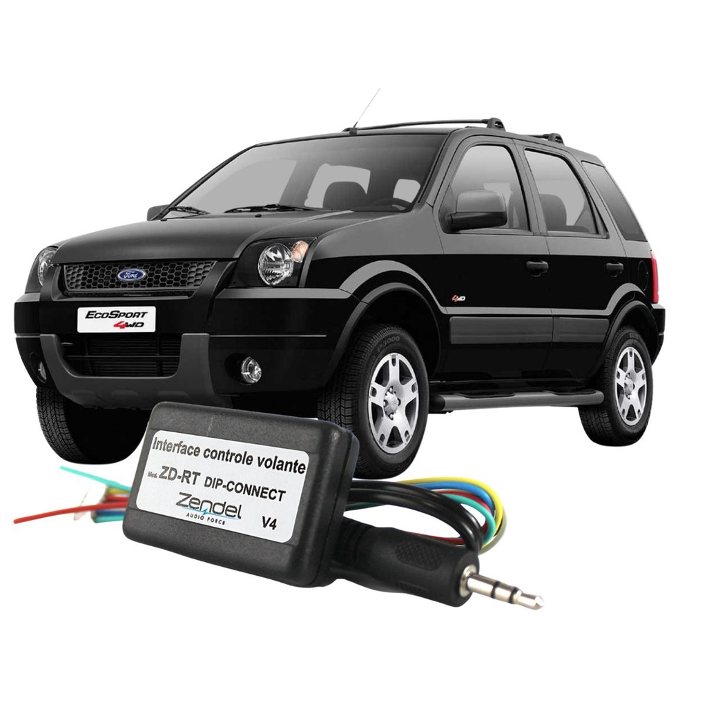 Interface Volante Ecosport 03 2012 Pioneer Positron H Buster Central Controle de Som no Volante do Veículo