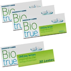 Lente de Contato Bausch Lomb 1 Day Biotrue 3+1