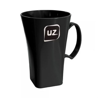 Caneca Cappuccino Plus Preta 400ml - UZ