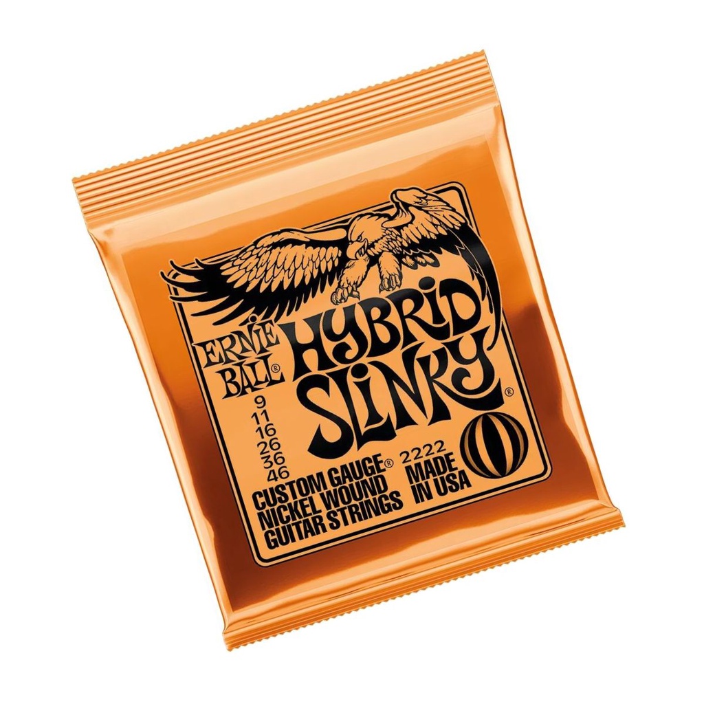 Encordoamento Para Guitarra 009 Hybrid Slinky Níquel Ernie Ball