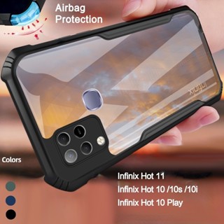 Capa Protetora À Prova De Choque Para Infinix Hot 11 10 Lite 10 11 Play Note 10 Pro 12 G96 12 4G Shell Back Transprent AirBag