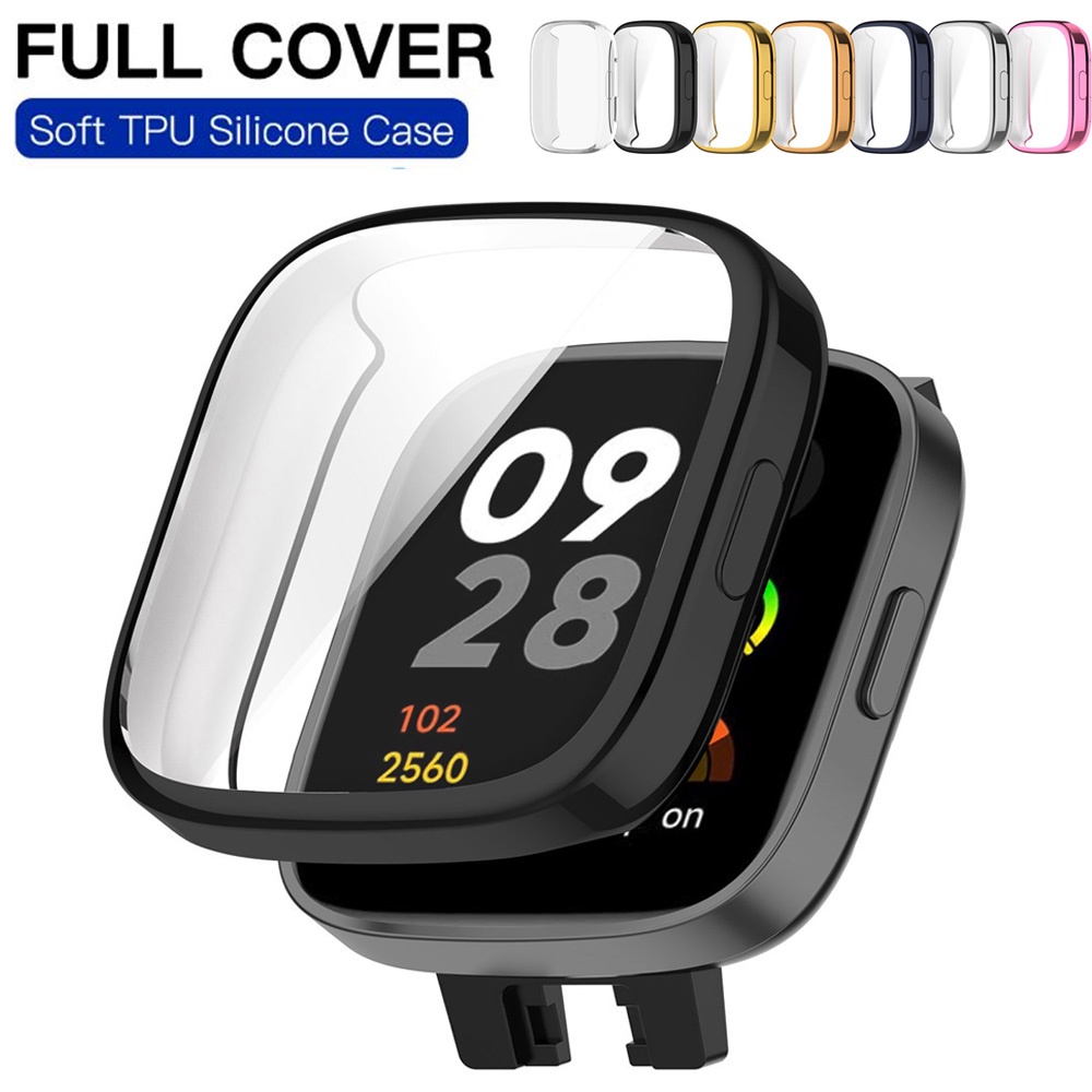 Para Xiaomi Redmi Watch 3 TPU Case Cobertura Total Da Capa Protetora