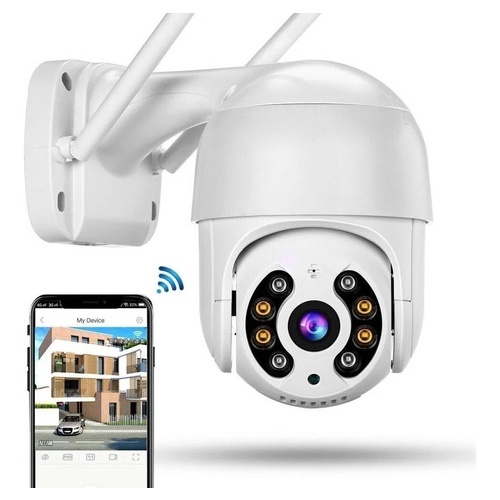 Camera Segurança Gira 320° Smart Ip Wifi Icsee Dome Full Hd