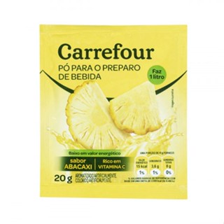 Pó para preparo de Bebida de Abacaxi Carrefour 20g