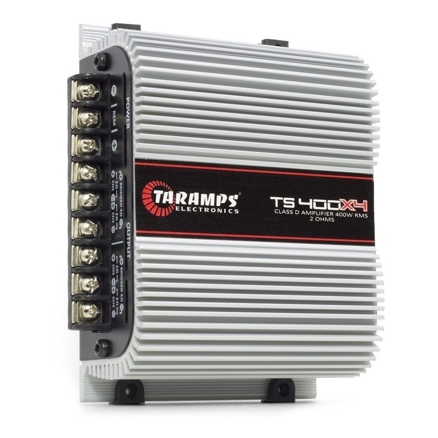 módulo amplificador potencia taramps ts400 400x4 4 canais 400 watts rms 2 ohms mono stereo em Oferta na Shopee