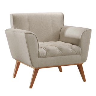 Conjunto - 2 Poltronas Lise Luxo Madeira Maciça Castellar