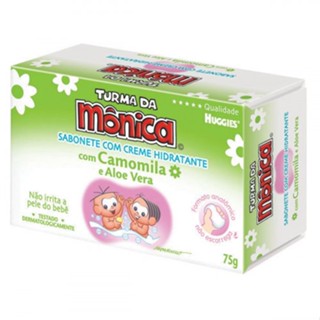 Sabonete em Barra Bebê Huggies Camomila e Aloe Vera Turma da Mônica