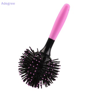 Adegree 3D Escovas De Cabelo Redondas Pentear Salão Maquiagem 360 Graus Ferramentas De Estilo Bola Mágica Novo