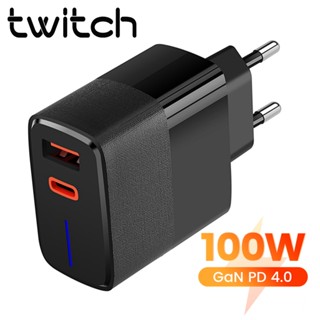 Carregador Rápido USB De 100W Tipo C + PD QC 5.0 4.0 De Telefone Celular Adaptador De Carga Rápida EU/US