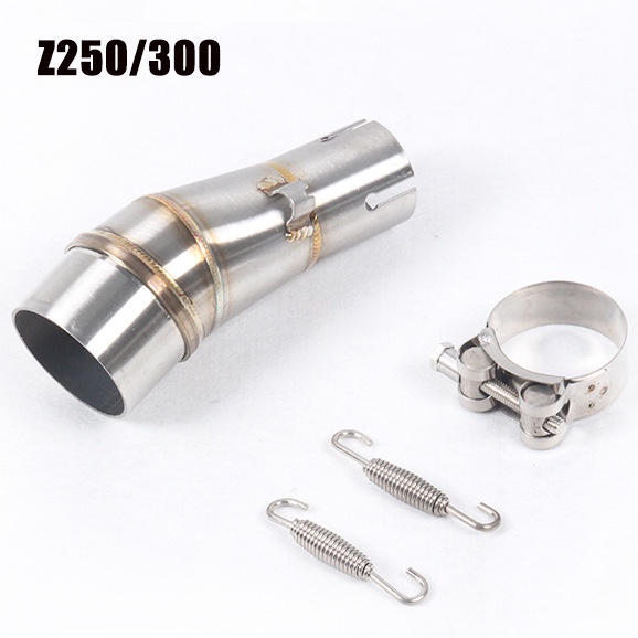 Tubo De Ligação Intermediária De Escapamento Para Motocicleta Ninja250/300 Z250 Z300 Médio Adequado Silenciador De 51 Mm