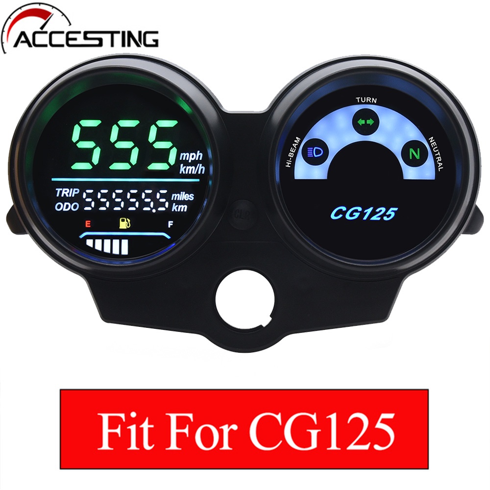 Digital De Motocicleta painel digital LED Para CG125 Ano 2000 A 2008 fan 125 Titan 125 2013 Dashboad Brasil Honda Painel