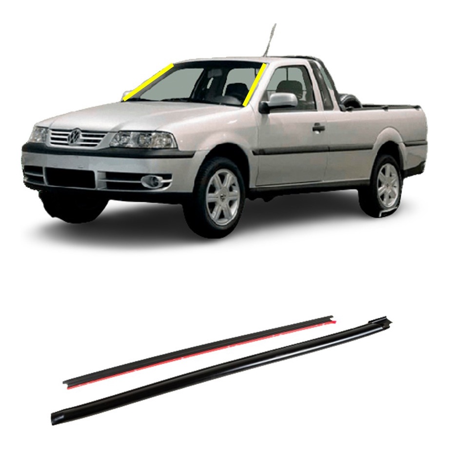 Borracha Pingadeira Para Brisa Saveiro G3 G4 2000 A 2009 Le em Oferta na Shopee