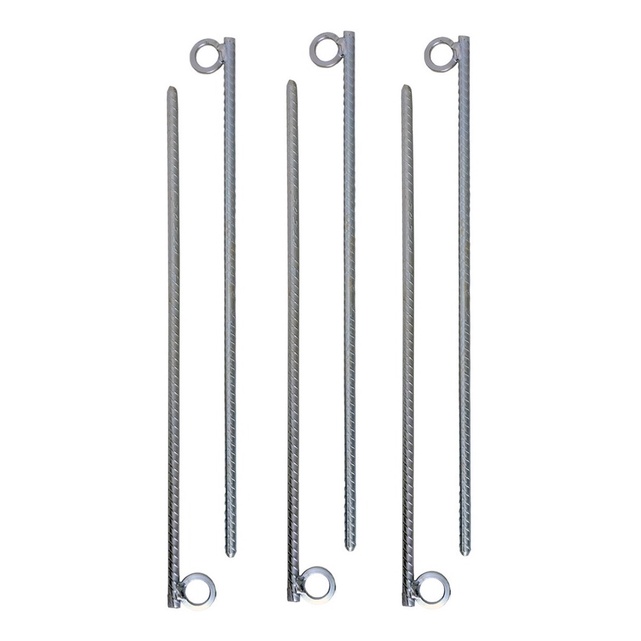 Estaca de Sustentação para Plantas Aço Galvanizado 50 cm com Argola