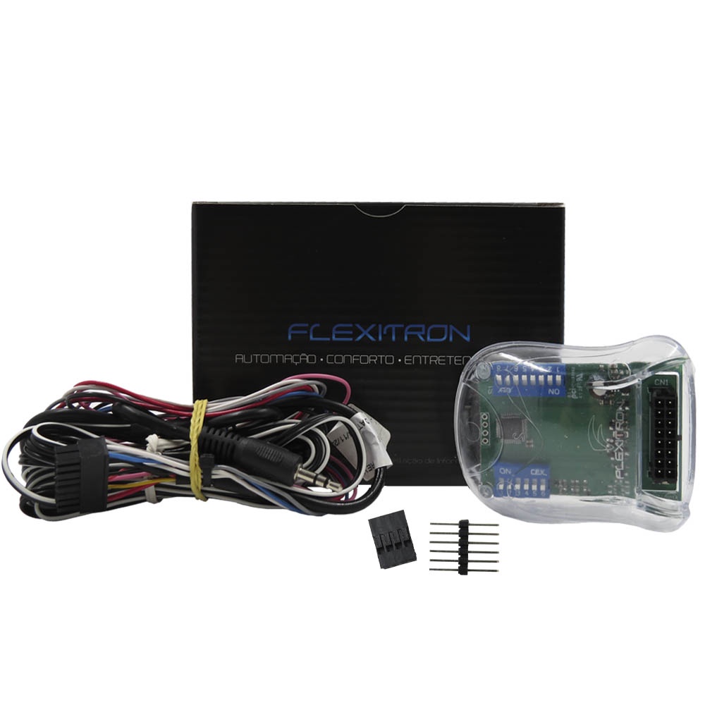 Interface Comando de Volante FLEXITRON Sandero Duster Oroch Captur Clio Fluence Megane Grantour Symbol Scenic Master