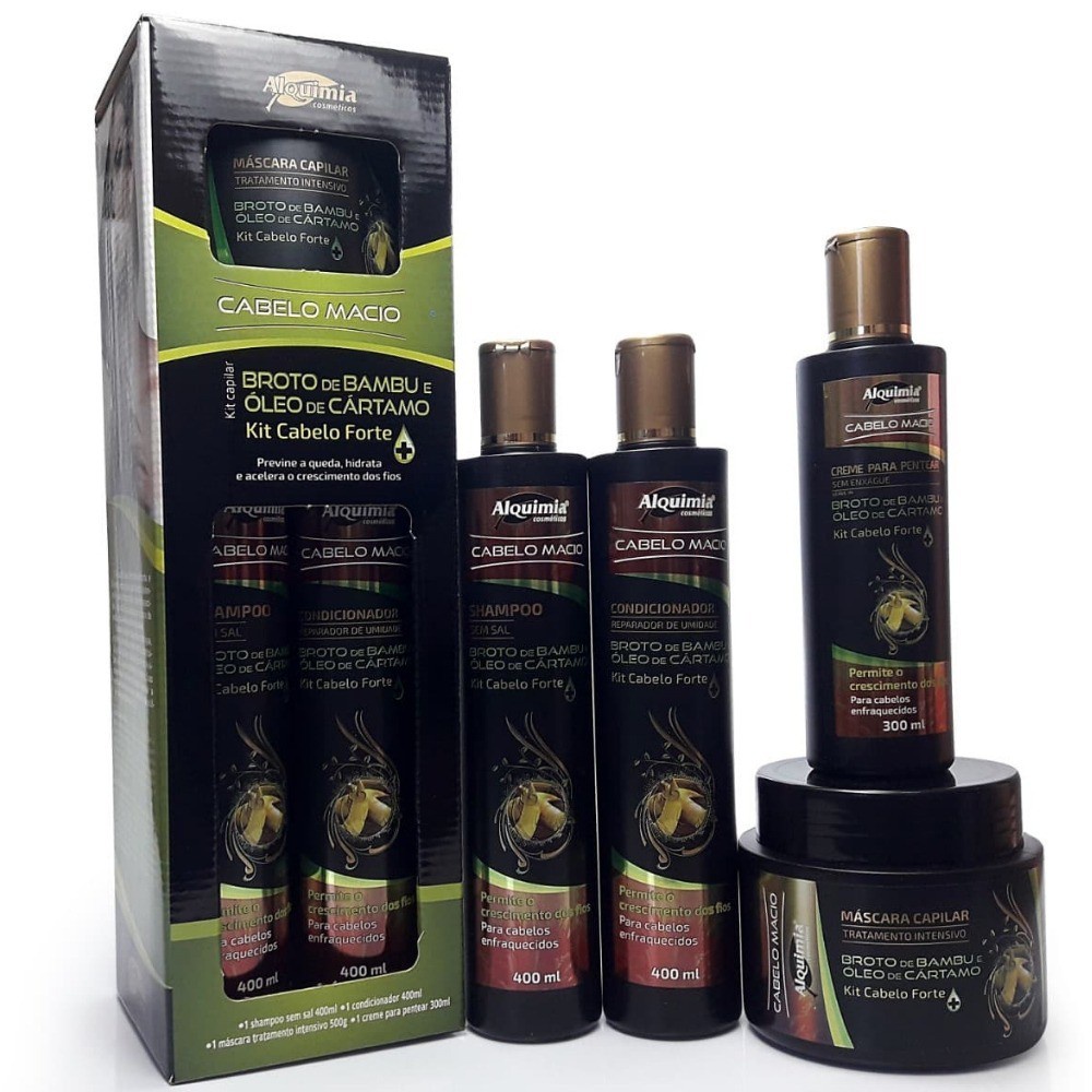 Kit Capilar Broto de Bambu - ALQUIMIA em Oferta na Shopee