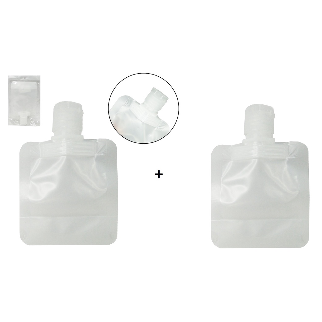 Kit com 2 Sachês Com Trava Porta Shampoo e Condicionador e Muito Mais 50ML