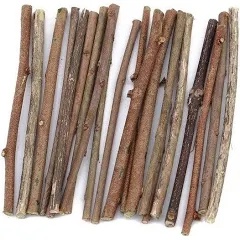 Kit 2 Galho Madeira Natural Artesanato Macramê Decoração - Rústico sem acabamento