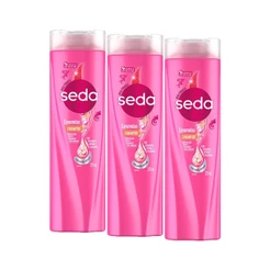 Kit com 3 Shampoos Seda Ceramidas 325ml