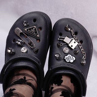Robô Da Moda Conjunto De Bits De Pedra Preciosa Para Croc Charm Crystal Jibits Charming Pins Rivet Metal Jibiz Corrente Sapatos Femininos Acessórios Decoração Fivela