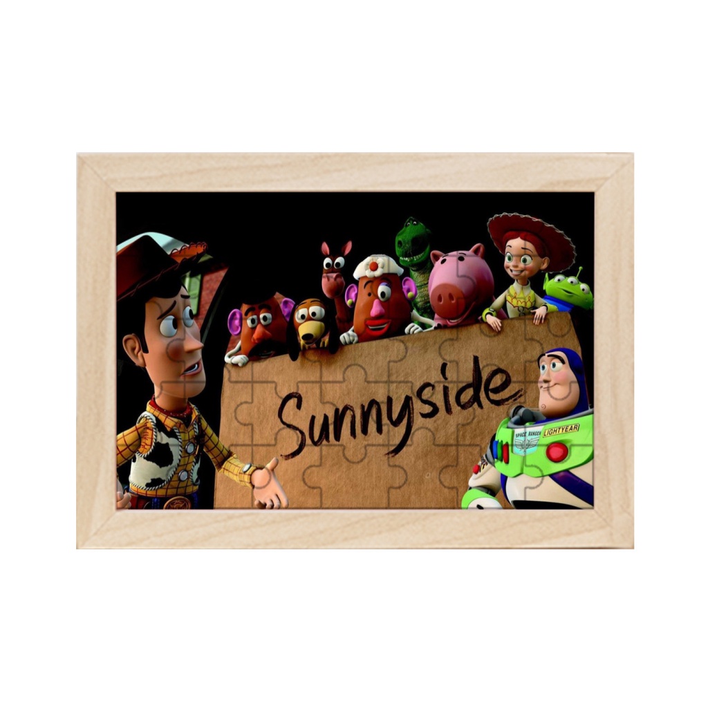 Toy Story Impressão Colorida Quebra-Cabeça 120 Peças 300 Folhas De Proteção De E Pôster 1 : 1 De Tamanho Completo Incluí
