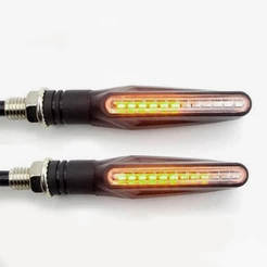 02 Pisca Seta Led Esportivo Hornet Fazer Cb300 Xre300 Titan
