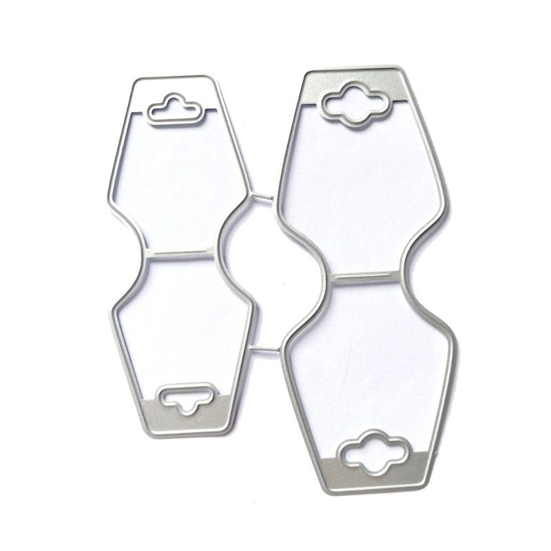 SA Pendurado Tag Corte De Metal Dados Scrapbooking Estêncil Cortes Cartão Gravação DIY Álbum De Fotos Modelo Molde Decor