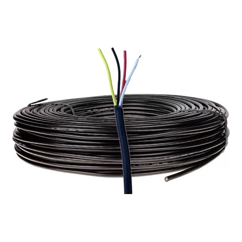 Rolo De 5 Metros Cabo Manga 4 Vias Refletor Led Piscina Rgb em Oferta na Shopee