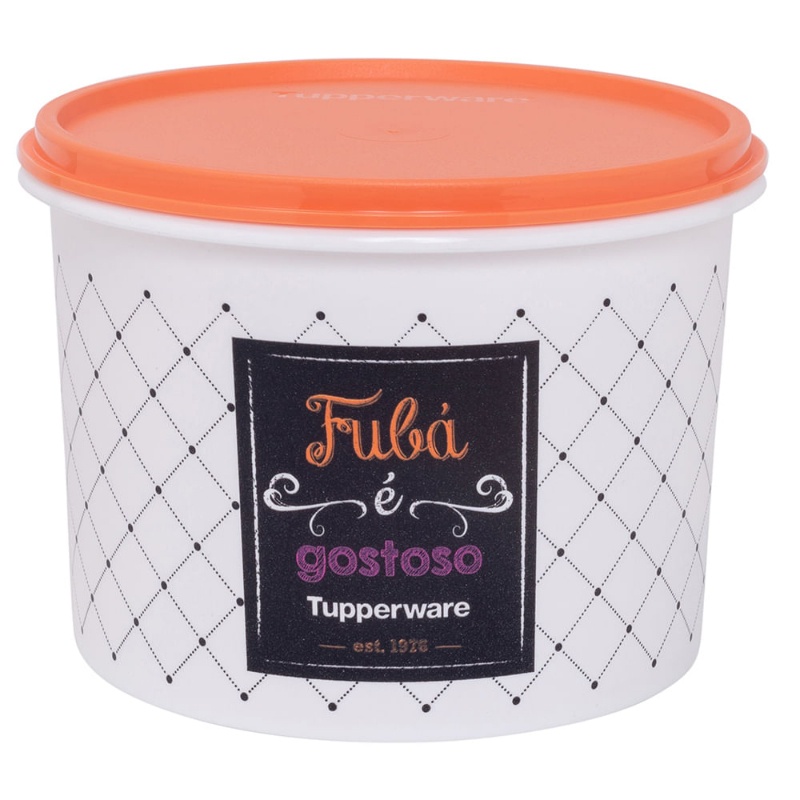 Tupper Caixa Fubá Bistrô 1,2Kg