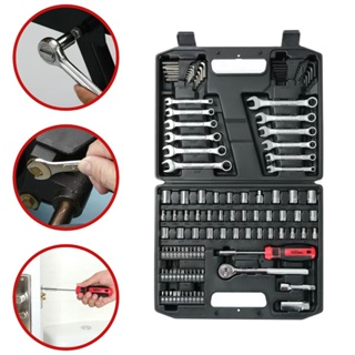 Jogo De Chave Soquete Aço Profissional 113 Peças Com Maleta em Oferta na Shopee