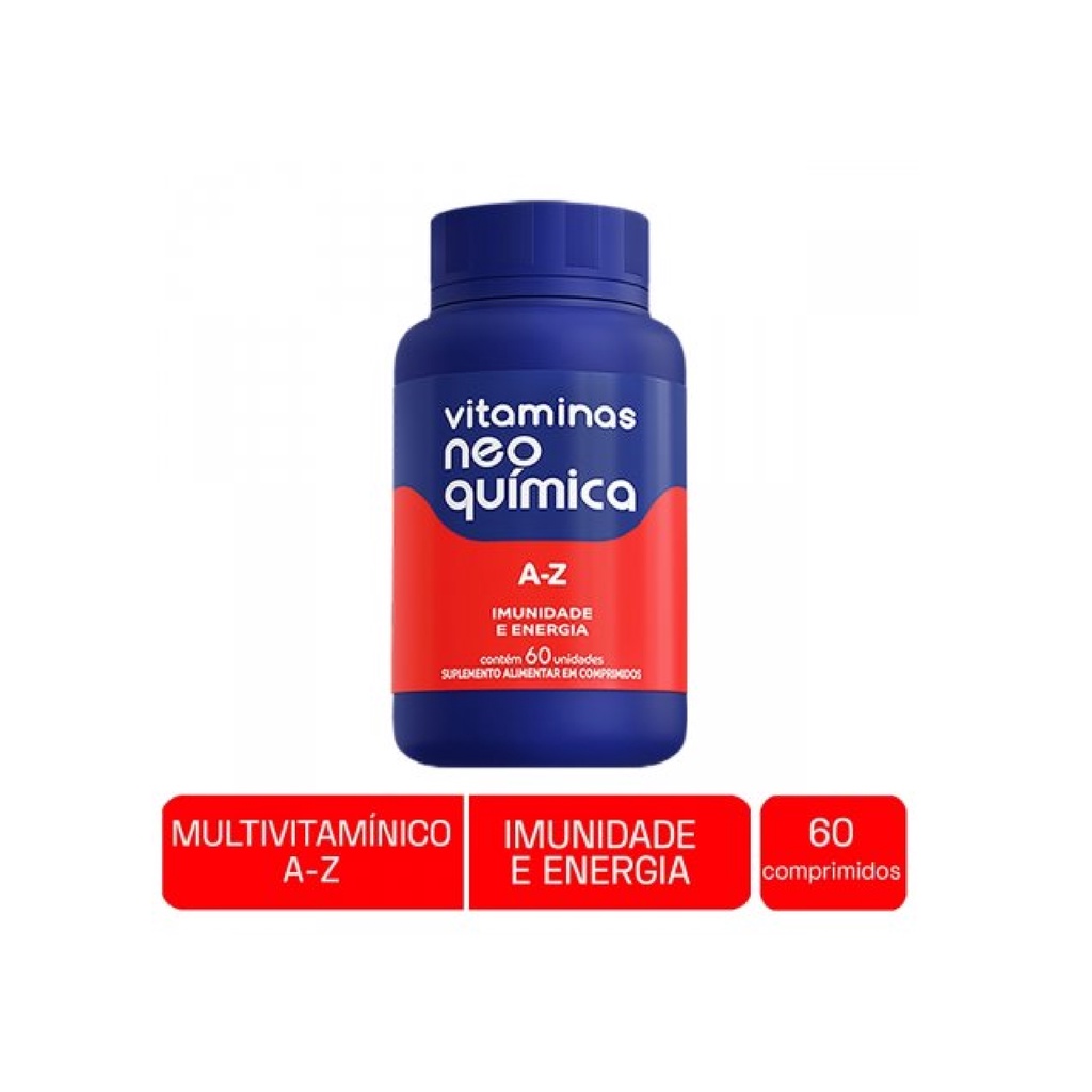 Vitamina AZ Imunidade E Energia Com 60un - Neo Química