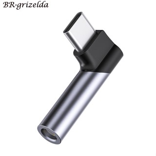 GR Tipo-c A 3,5mm Adaptador De Fone De Ouvido Jack Dac Digital Para Decodificação Analógica Áudio Cabeça De Curvatura