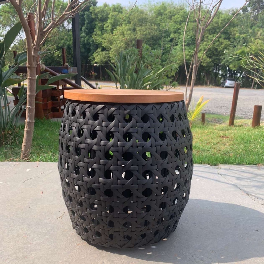 Mesa Puff Colméia Banqueta Mesinha de Canto Colméia
