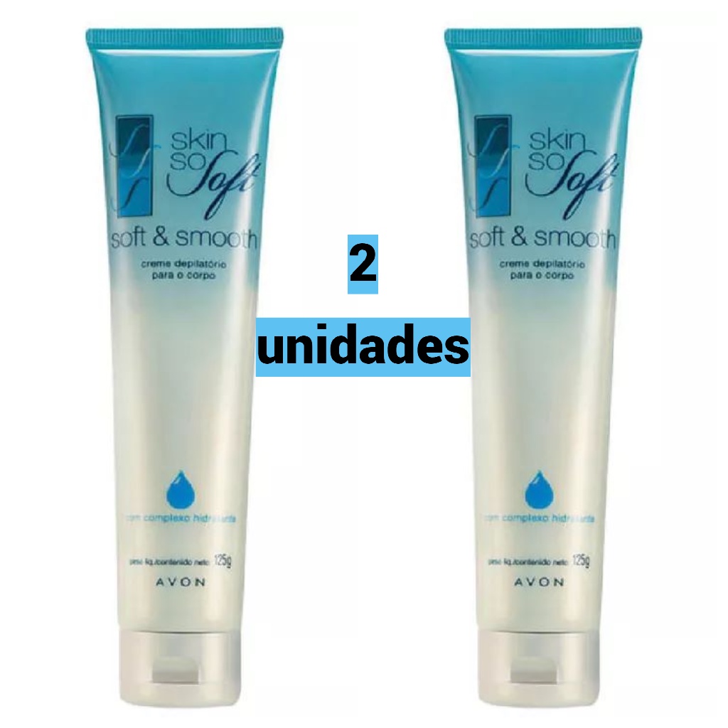 Kit 2 Cremes Depilatório para o Corpo Soft & Smooth Avon - 125g