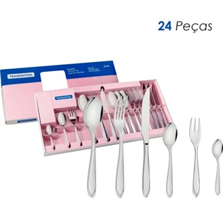 FAQUEIRO LAGUNA INOX 24 PECAS 66906575