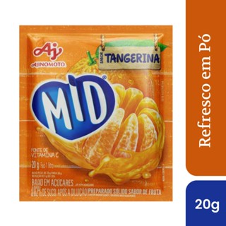 Refresco Em Pó MID® Sabor Tangerina 20g