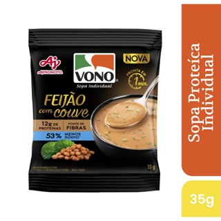 Sopa Cremosa Vono® Sabor Feijão Com Couve 35g