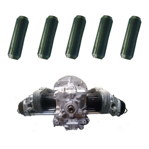 Kit C/ 5 Pino 6 X 20 Guia Virabrequim Motor Fusca Kombi