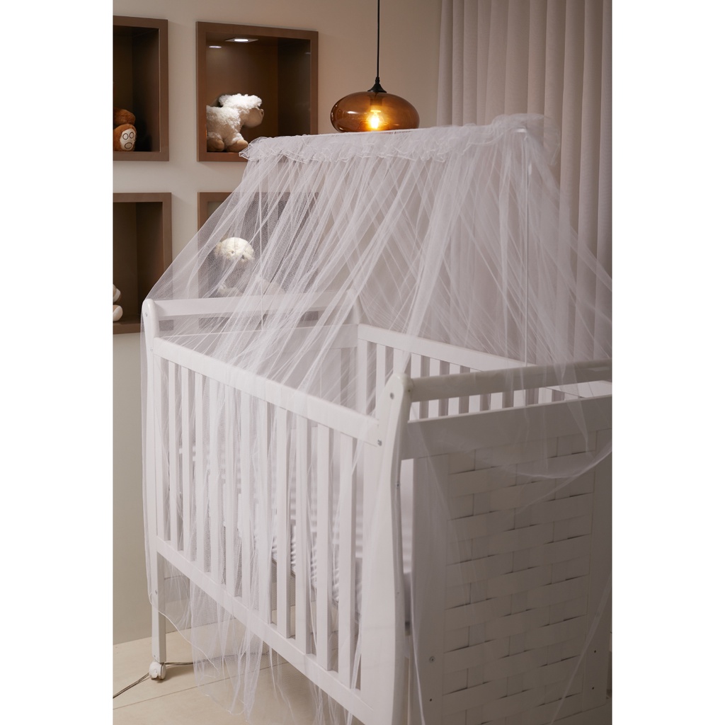 Mosquiteiro de Varal Para Berço Inteiro Americano Bebê