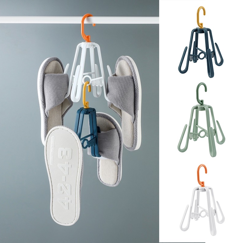 Organizador Sapatos Suspensa Sapateira Cabide Para Calcados Mini Varal Pendurar Secar Tenis Multifuncional Gancho Portat