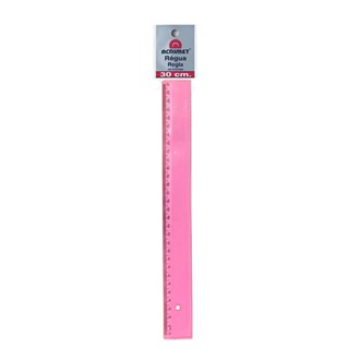 Régua Acrílica 30cm Neon Pink 981.9 Acrimet