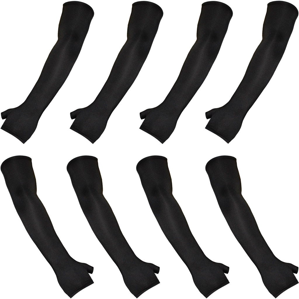 Kit 4 pares de manguitos com proteção UV50+ com dedo (par)